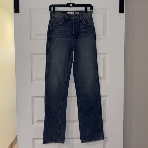 Re/done High Rise Loose in Vintage Indigo Wash - Picture 7 of 9
